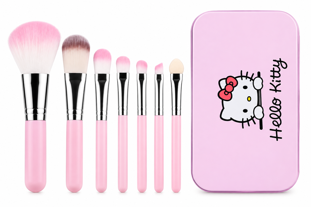 Set de Brochas de Maquillaje Hello Kitty