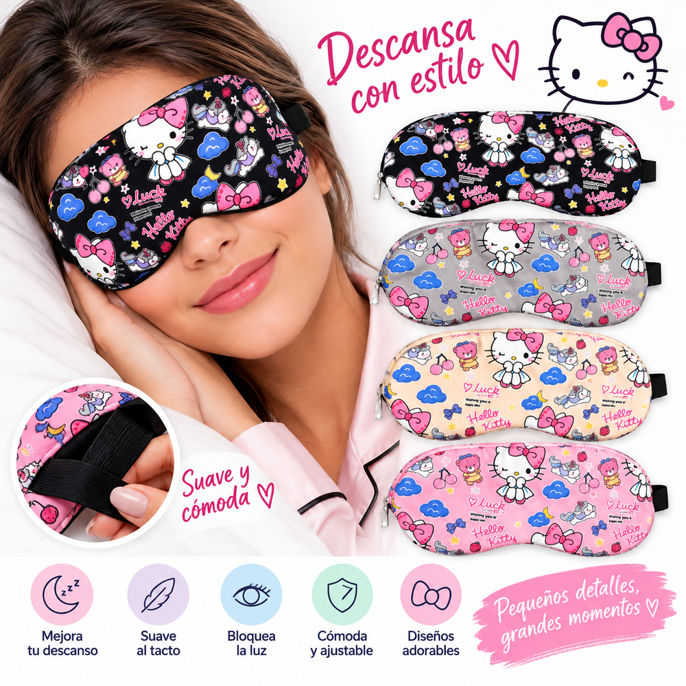 Antifaz Gel Hello Kitty