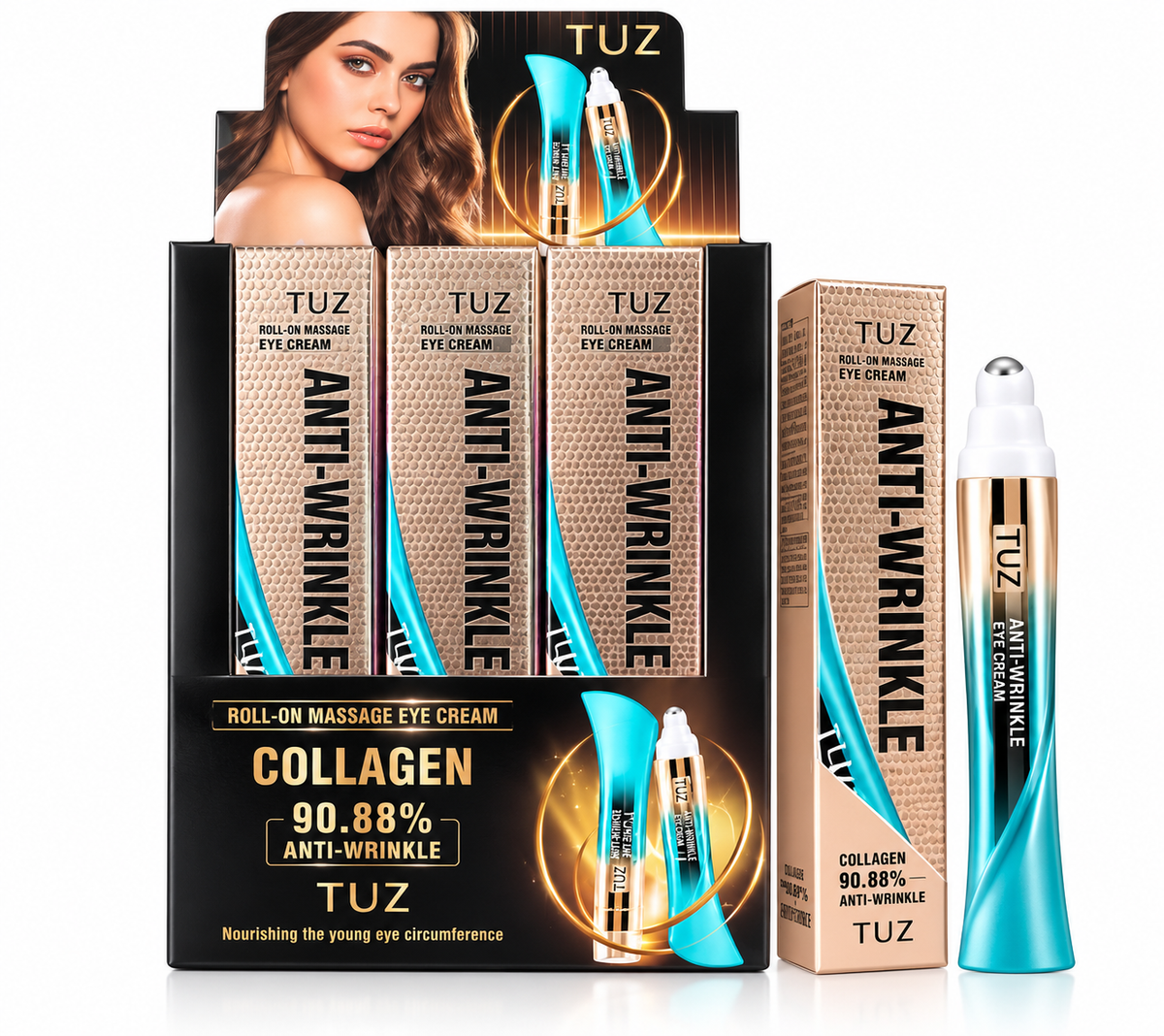 TUZ Roll-On Massage Eye Cream