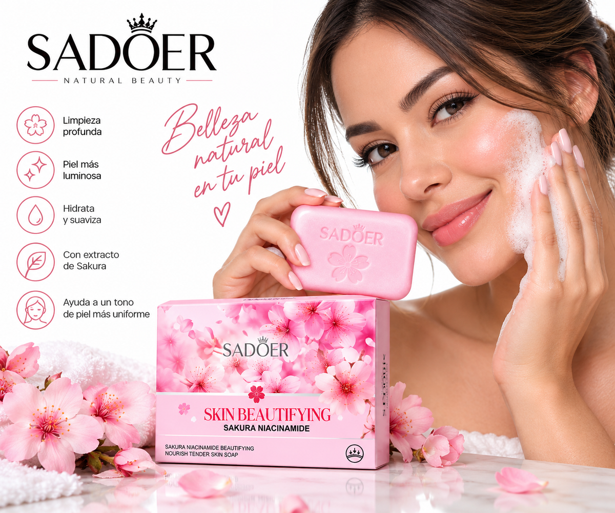 Jabón SADOER Sakura Niacinamide