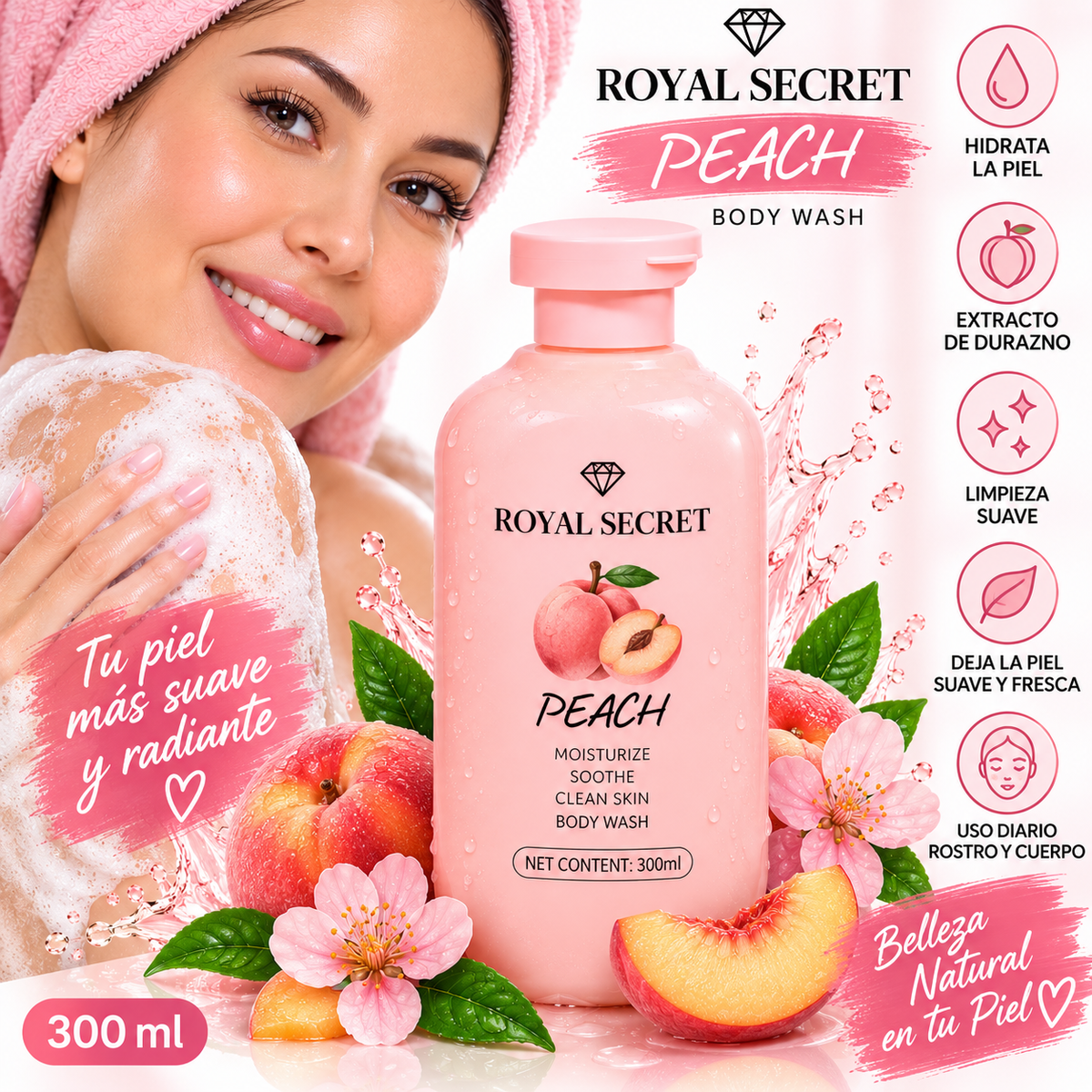 Royal Secret Peach – Shower Gel