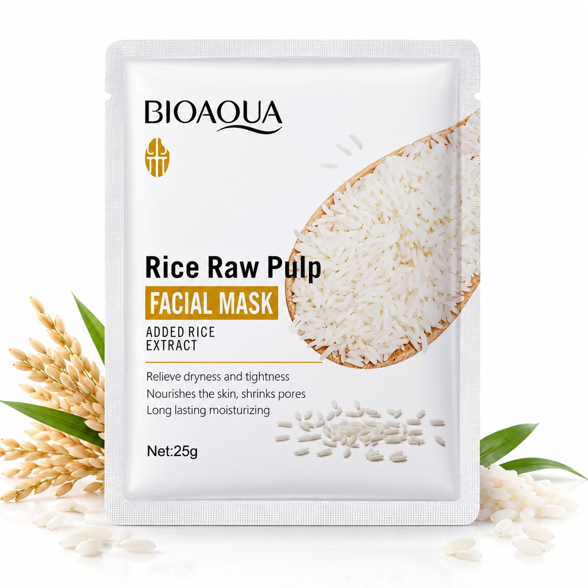 BIOAQUA Rice Raw Pulp Facial Mask