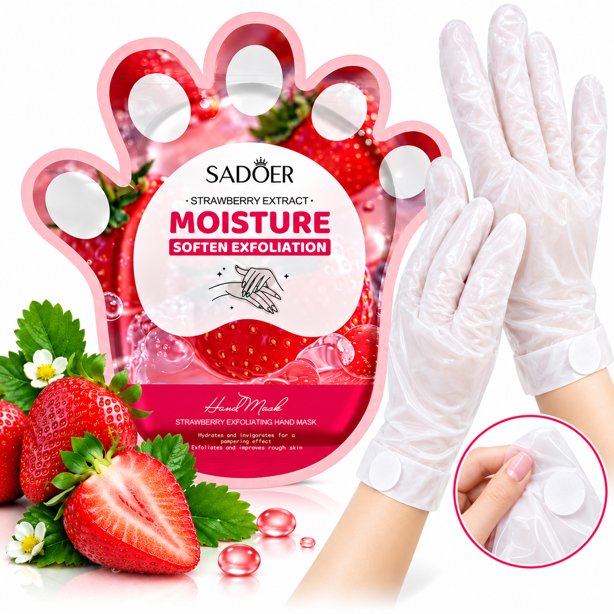 Strawberry Hand Mask
