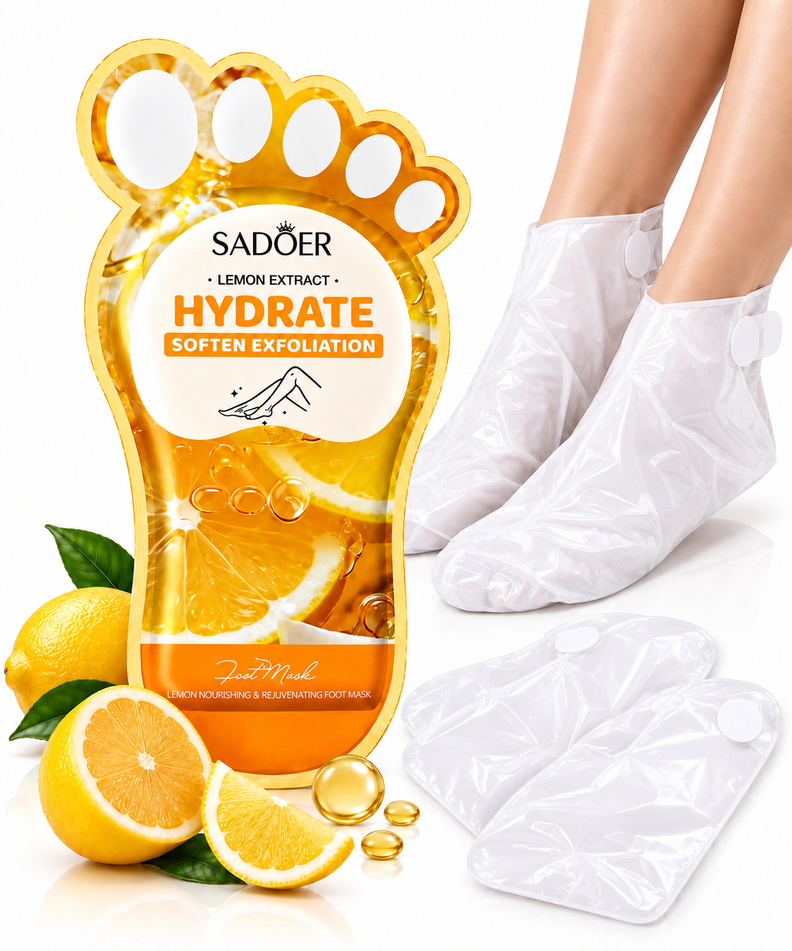 SADOER Lemon Foot Mask