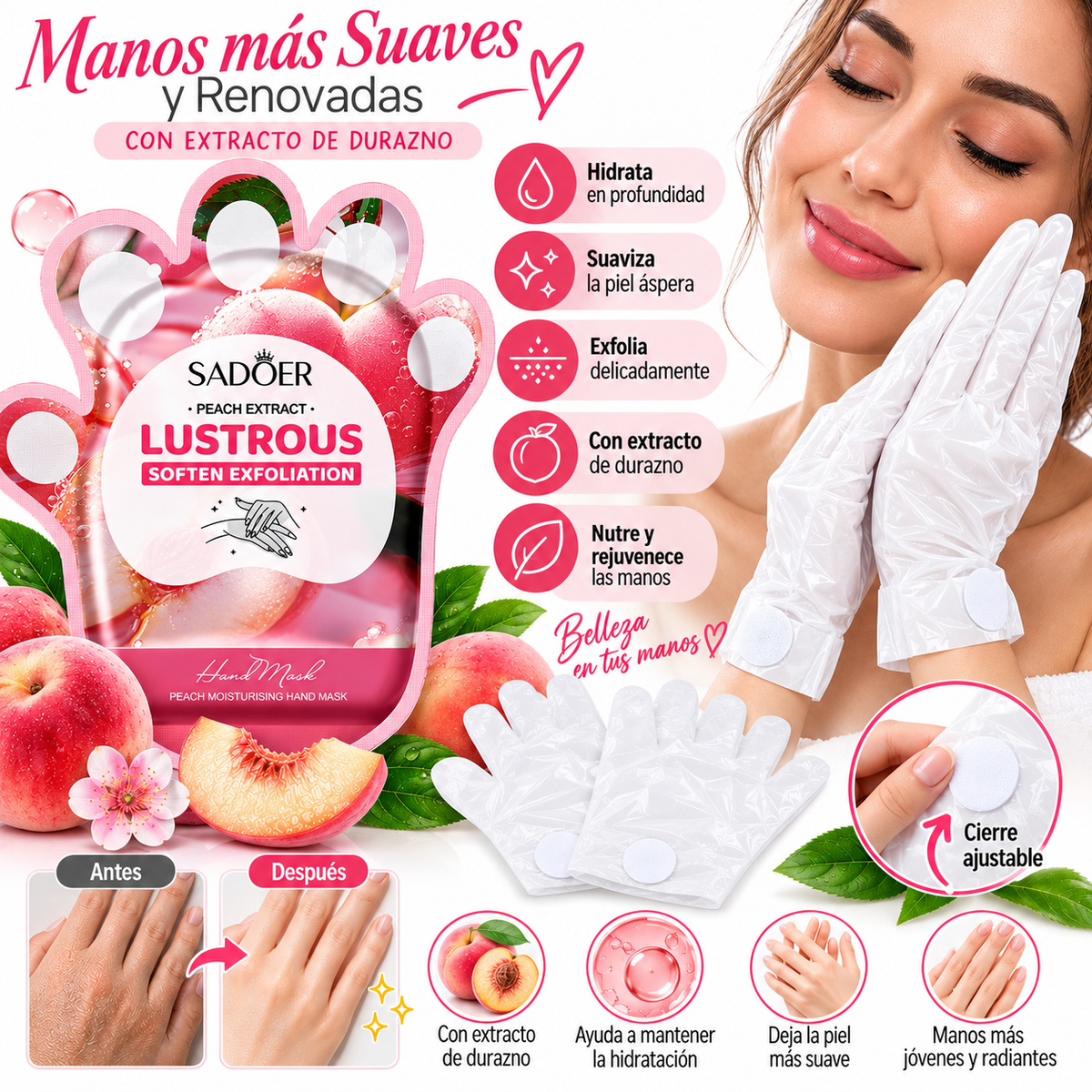 Peach Hand Mask