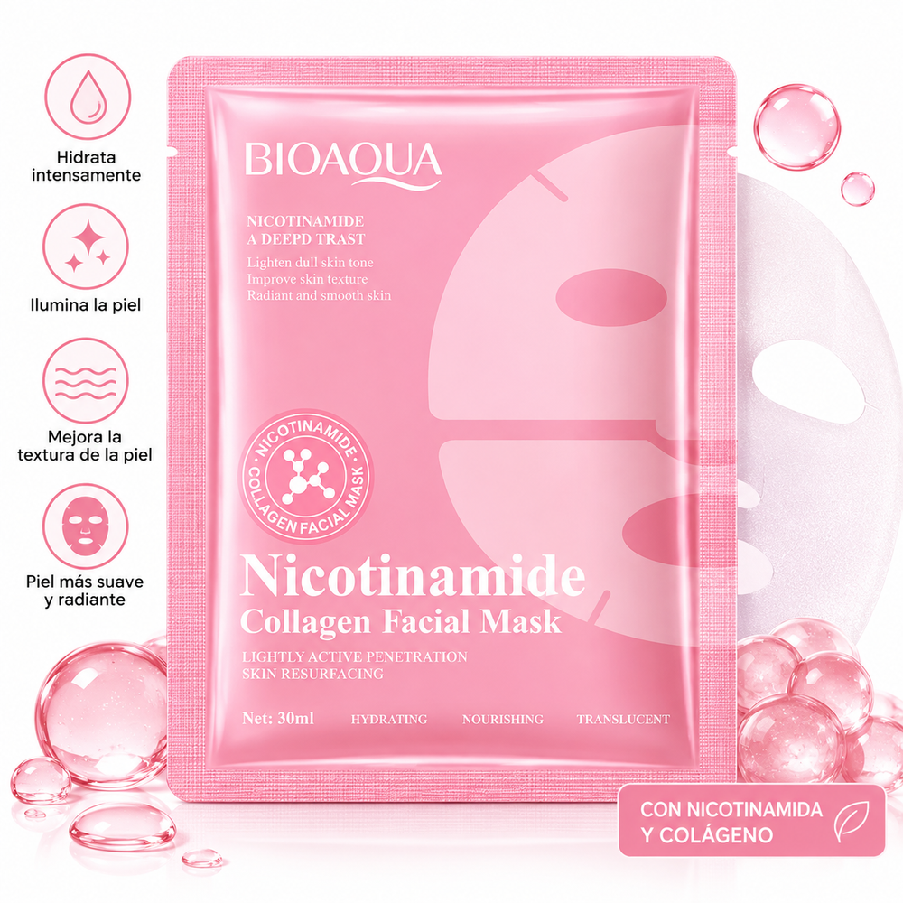 BIOAQUA Nicotinamide Collagen Facial Mask