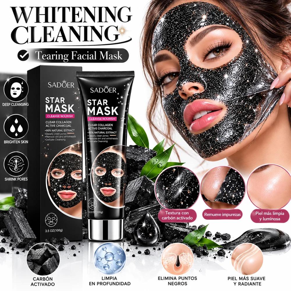 Natural Collagen and Activated Charcoal Facial Mask
