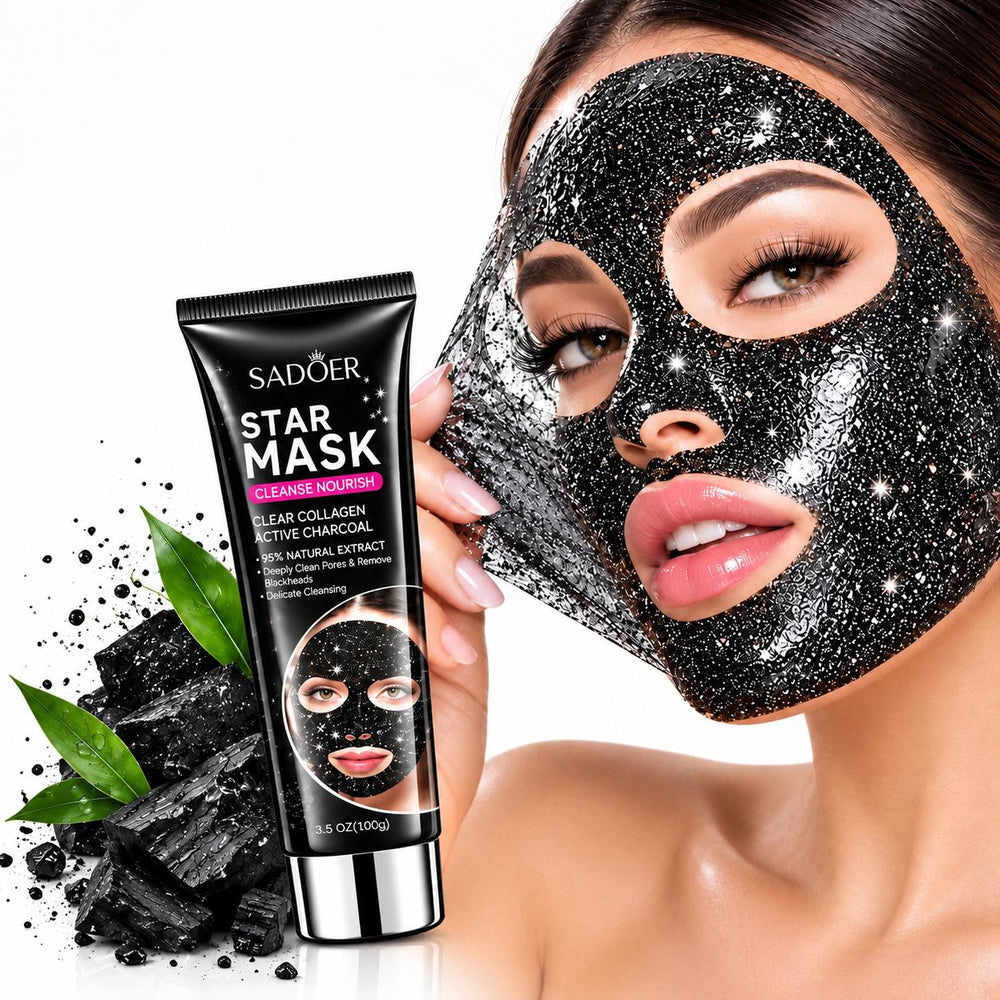 SADOER Star Mask – Mascarilla Facial de Carbón Activado