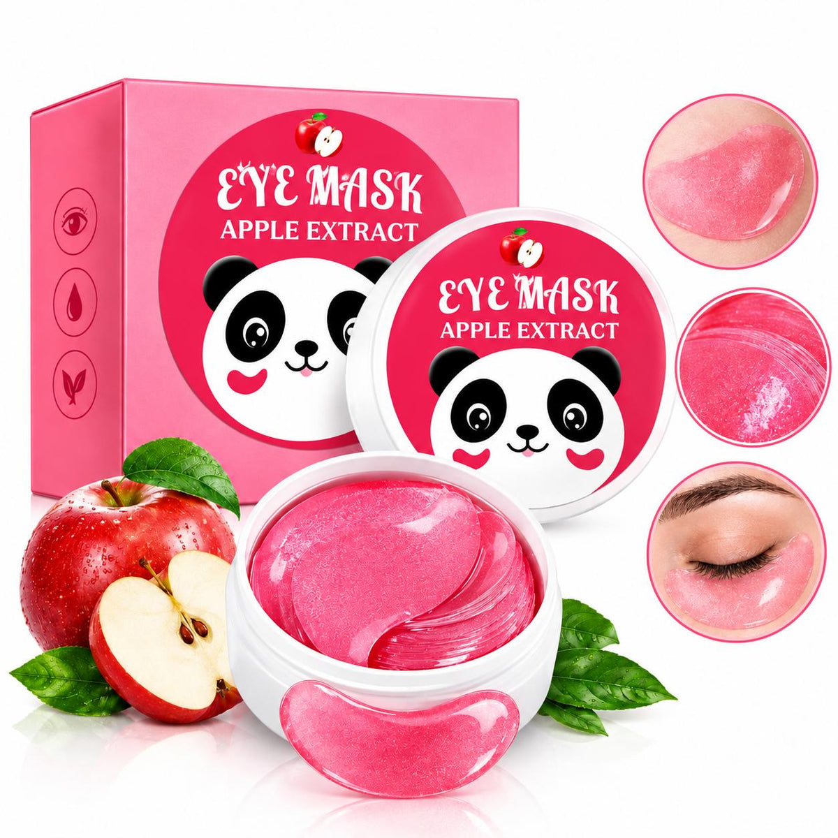 Mascarillas para Ojos con Extracto de Manzana