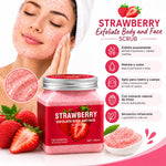 Exfoliante Corporal y Facial de Fresa