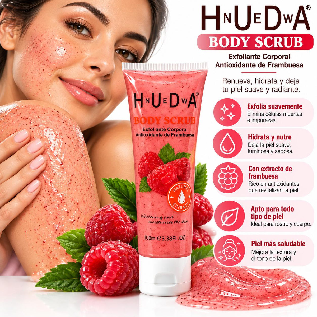 Exfoliante Corporal de Frambuesa