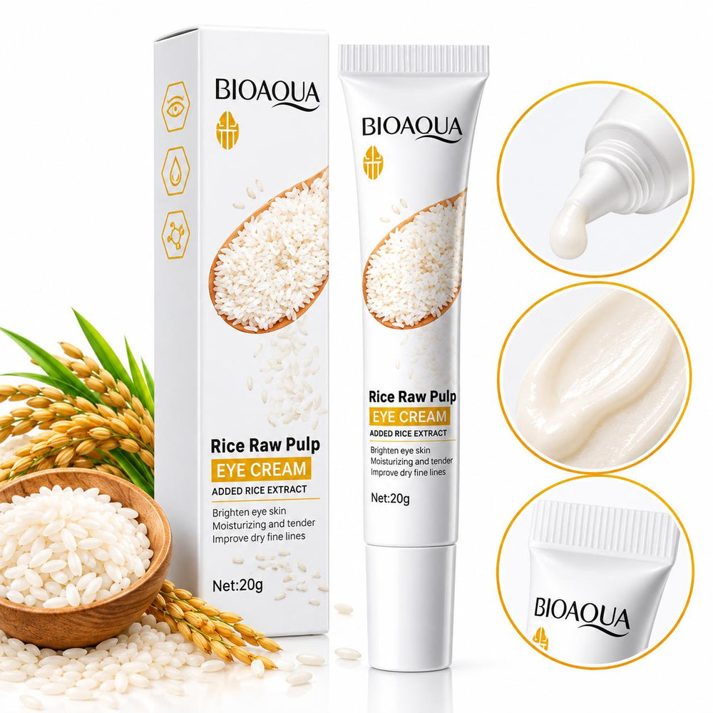 Crema para el Contorno de Ojos de Arroz Bioaqua