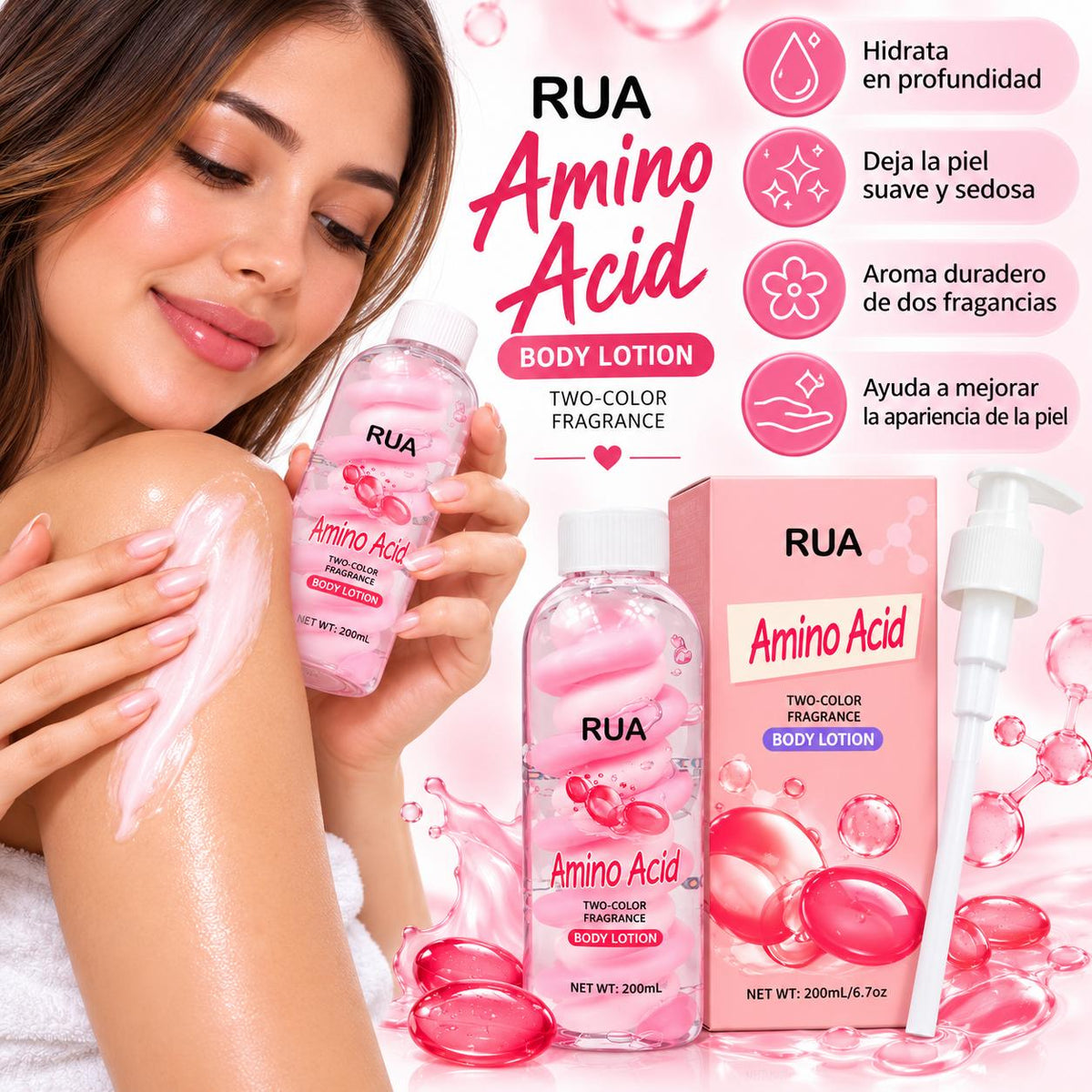 Loción Corporal de Aminoácidos – RUA
