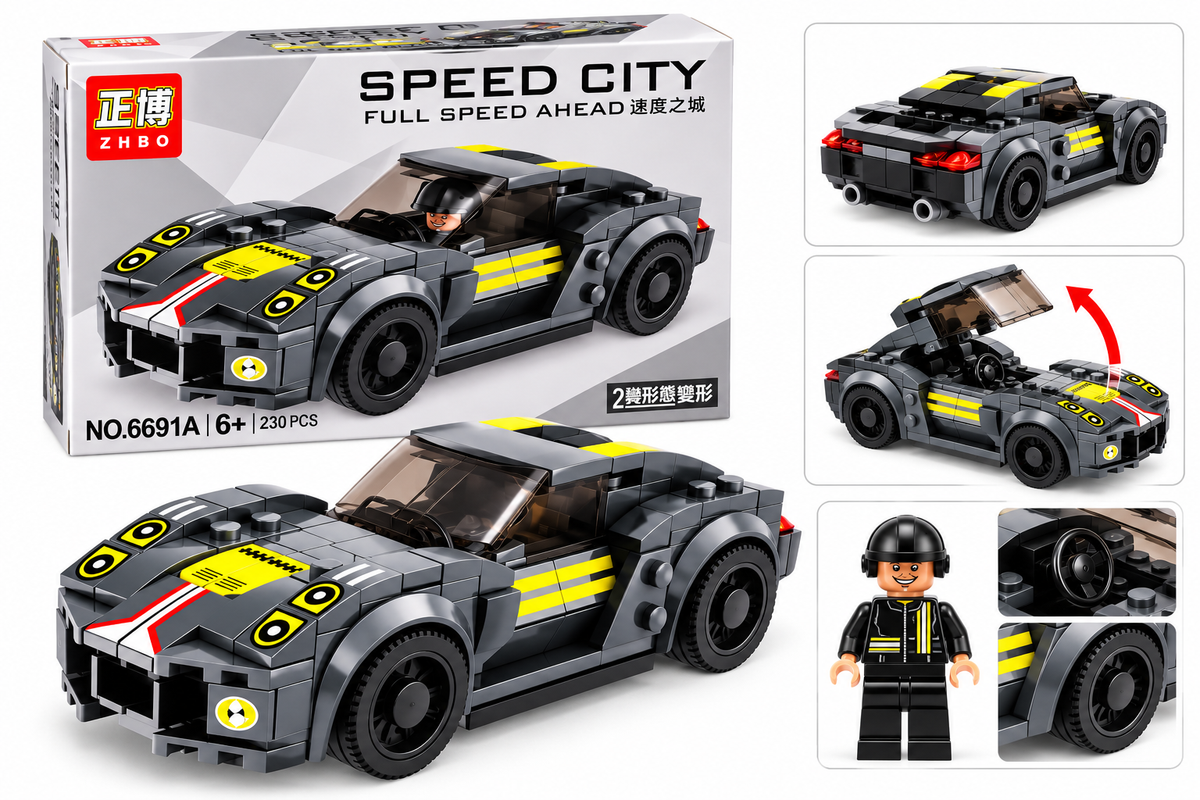 Set de Construcción Speed City – Auto Deportivo