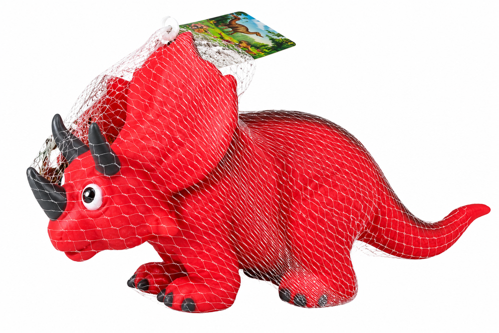 Dinosaurio de Juguete – Triceratops Rojo