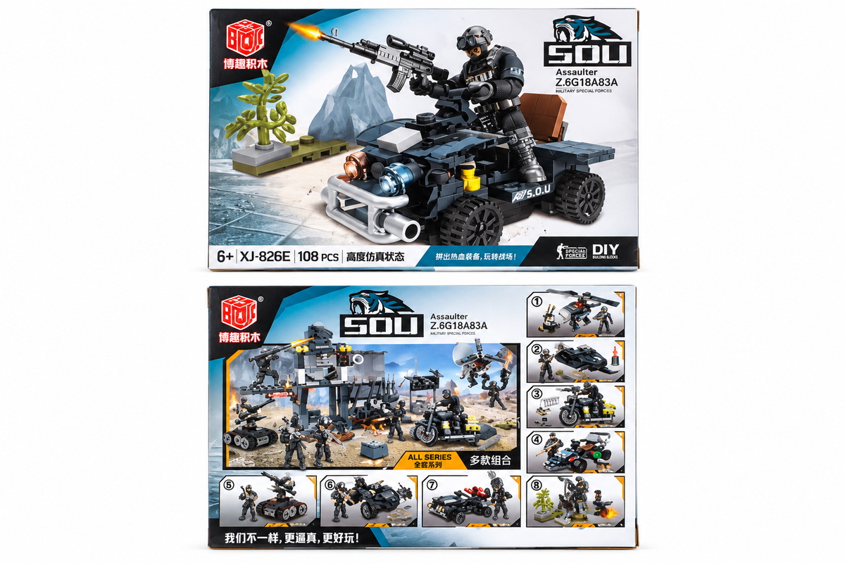 Set de Construcción Militar – Vehículo Táctico