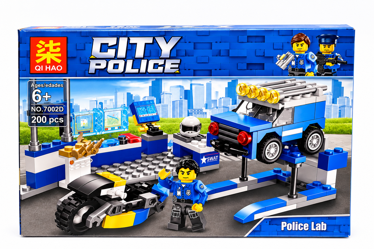 Set de Construcción City Police – Laboratorio Policial