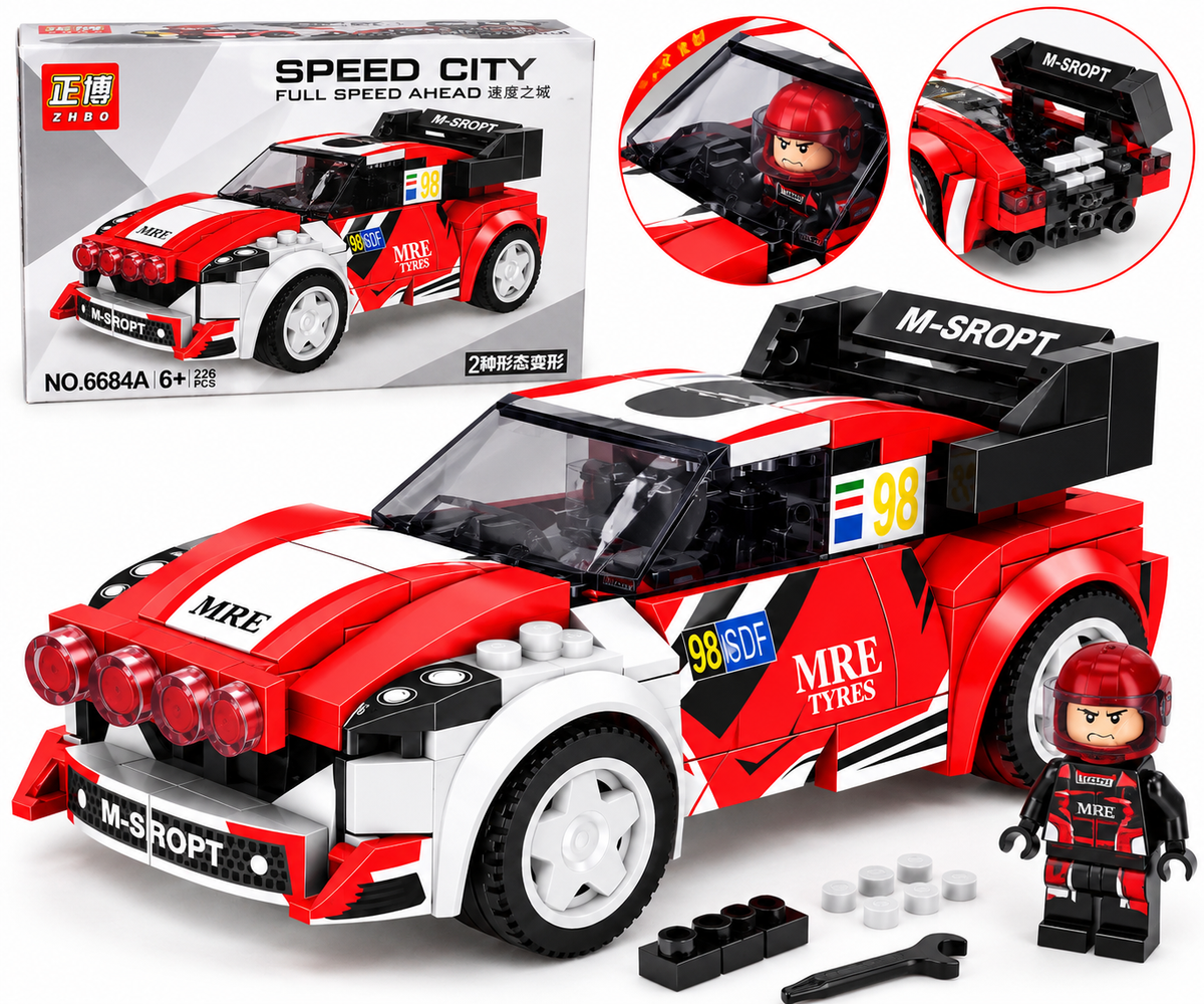 Set de Construcción Speed City – Auto de Carreras