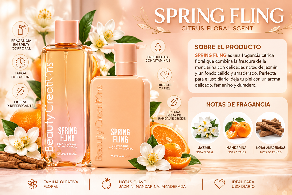 Spring Fling – Fragancia Corporal y Loción Corporal