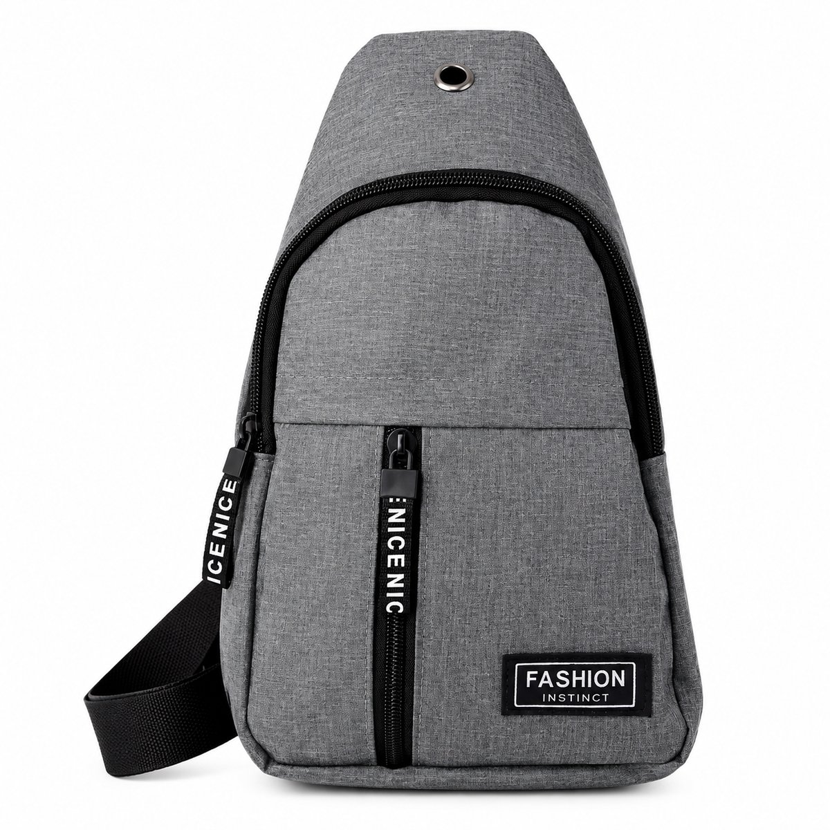 Mochila Crossbody Unisex – Gris