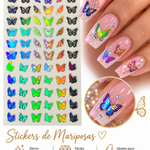 Iridescent Butterfly Stickers