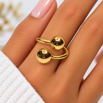 Anillo Esferas Minimalista