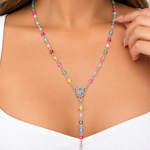 Rosarios de Collar Religiosos con Cristales