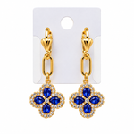 Aretes Elegantes con Piedras Brillantes