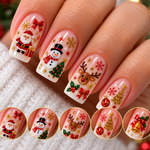 Stickers para Uñas Navideños – Flower