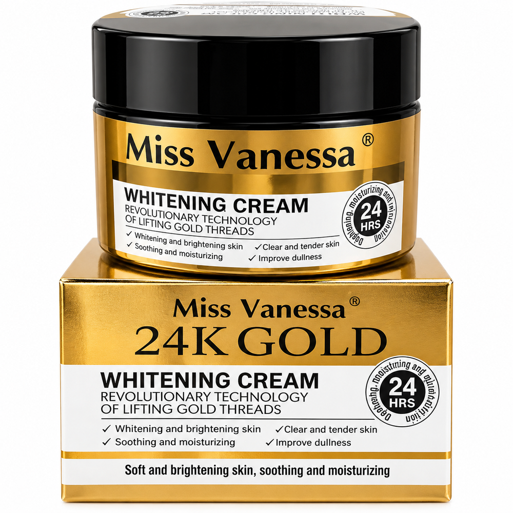 Crema Blanqueadora Miss Vanessa 24K Gold