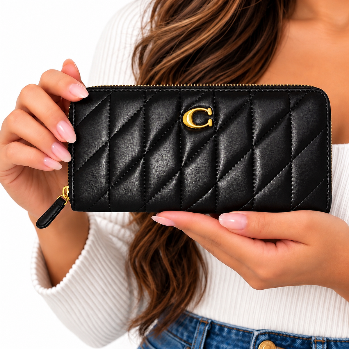 Cartera Elegante Color Negro