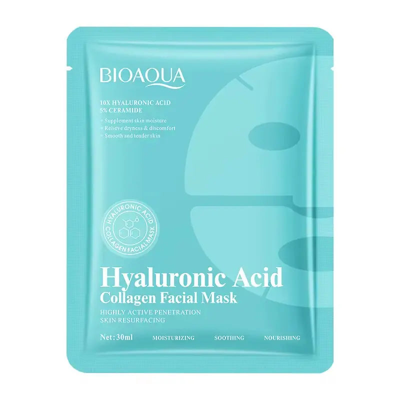 Mascarilla Facial de Ácido Hialuronico con Colágeno