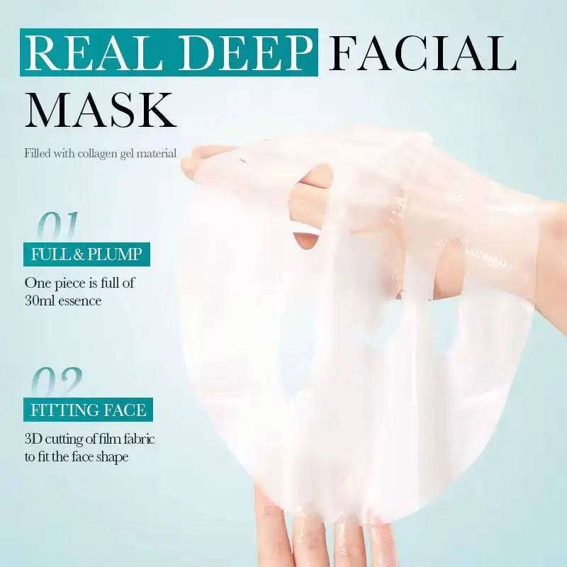 Mascarilla Facial de Ácido Hialuronico con Colágeno