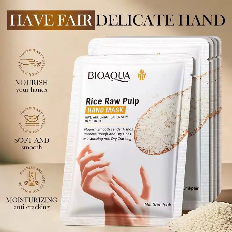Mascarilla para Manos de Arroz