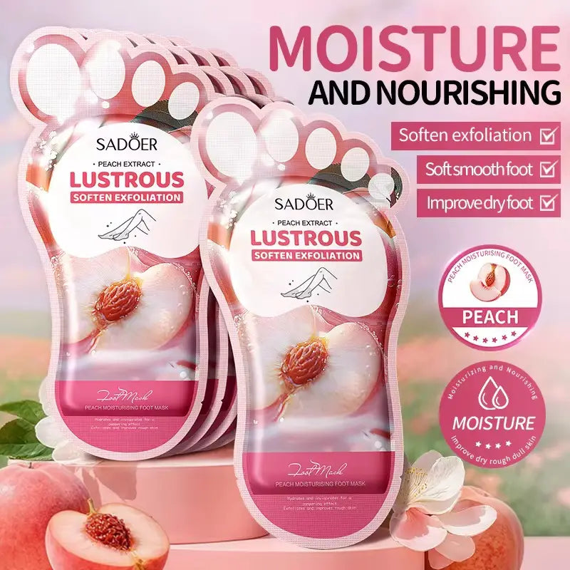Mascarilla para Pies de Melocotón