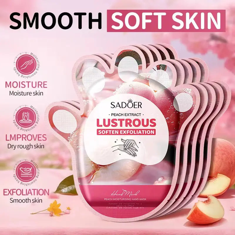 Mascarilla para Manos de Melocotón