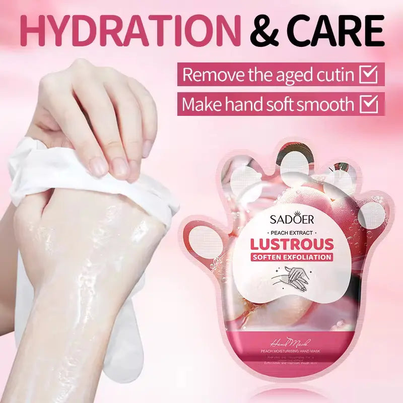 Mascarilla para Manos de Melocotón