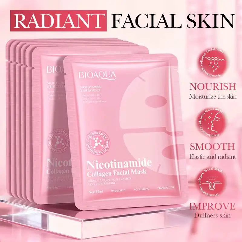 Mascarilla Facial de Colágeno con Nicotinamida