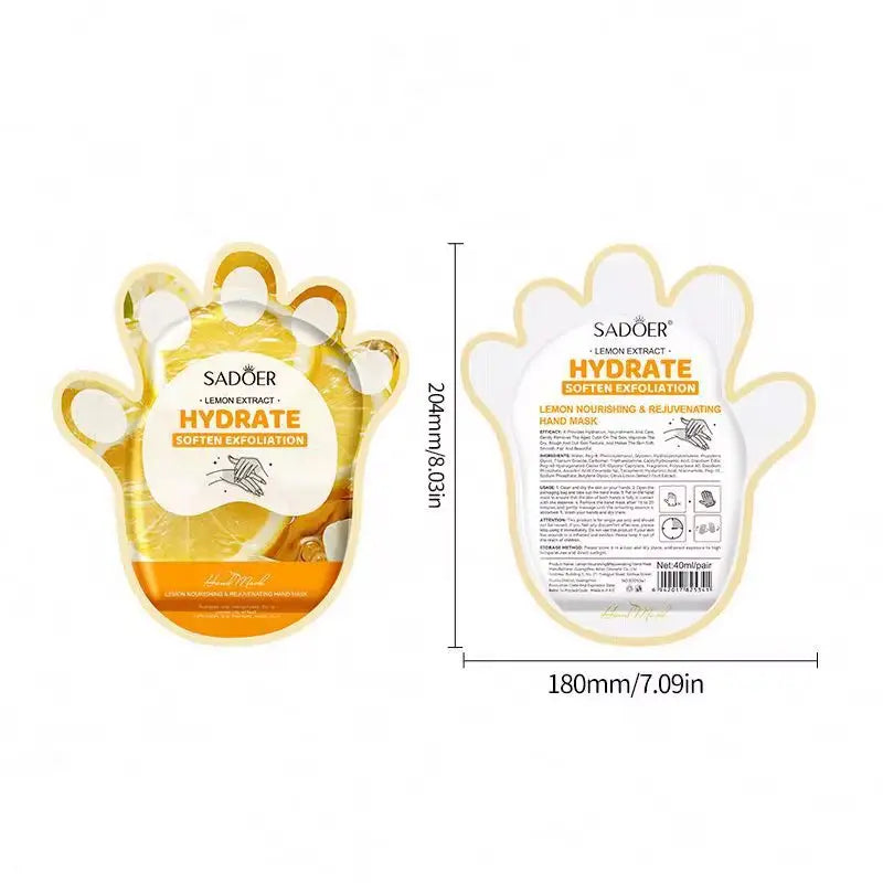 Mascarilla para Manos de Limón