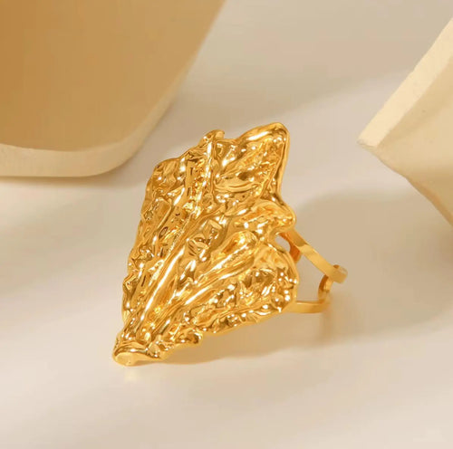 Anillo Ajustable de Diseño Texturizado
