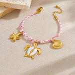 Pulsera de Cordón Estilo Marino