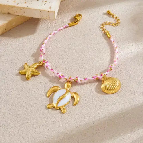 Pulsera de Cordón Estilo Marino