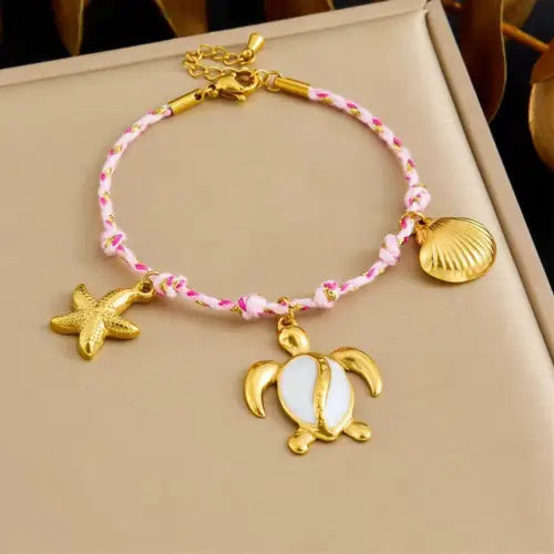 Pulsera de Cordón Estilo Marino