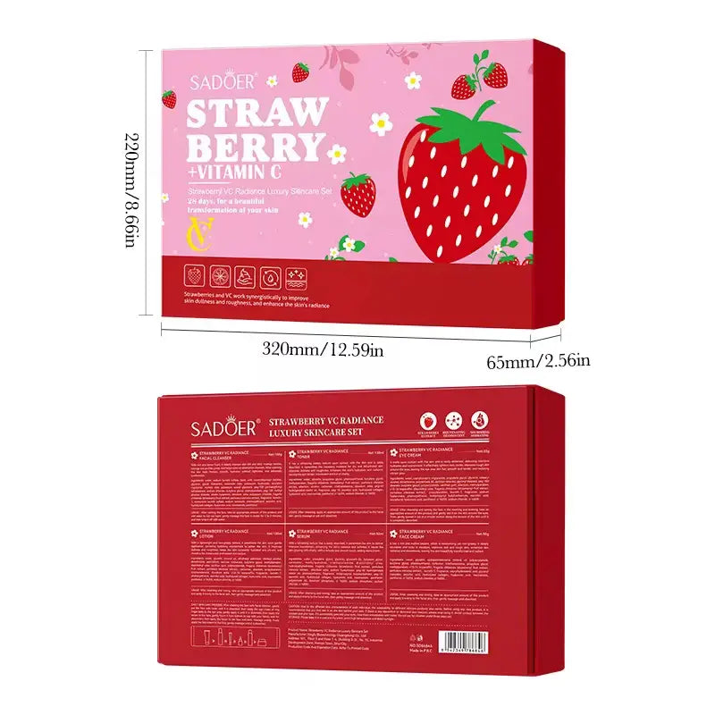 Kit Skin Care De Strawberry + Vitamina C