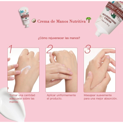 Crema Para Manos De Coco