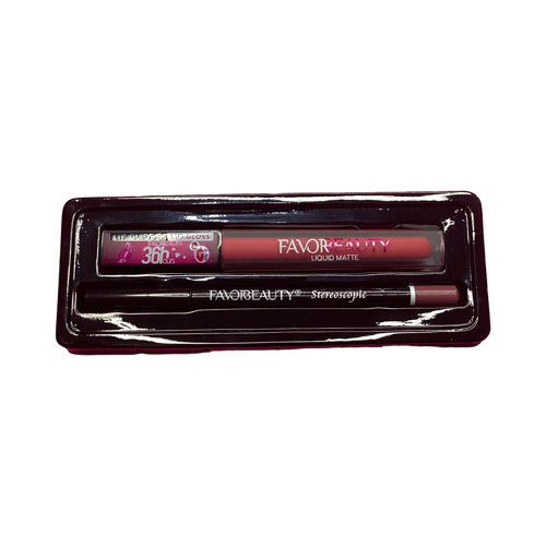 Dúo Lip Gloss Matte & Lip Liner
