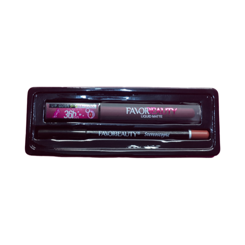 Dúo Lip Gloss Matte & Lip Liner