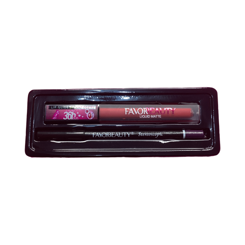 Dúo Lip Gloss Matte & Lip Liner