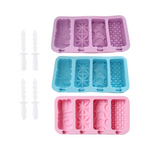 Moldé De Silicona Para Hacer Paletas De Mantecado