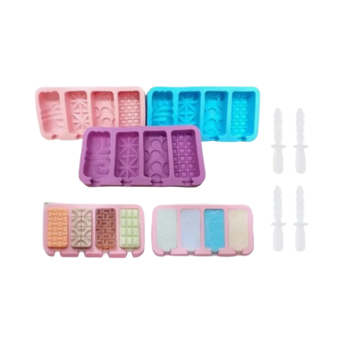 Moldé De Silicona Para Hacer Paletas De Mantecado